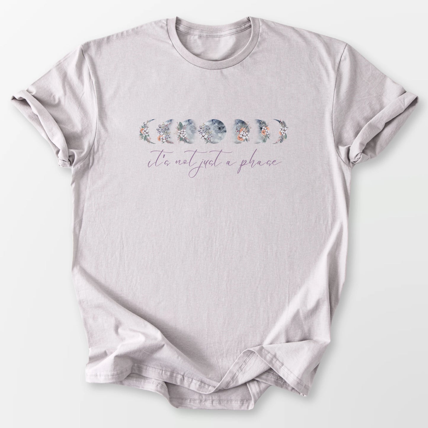 Not Just a Phase Tee Ice Grey T-Shirt