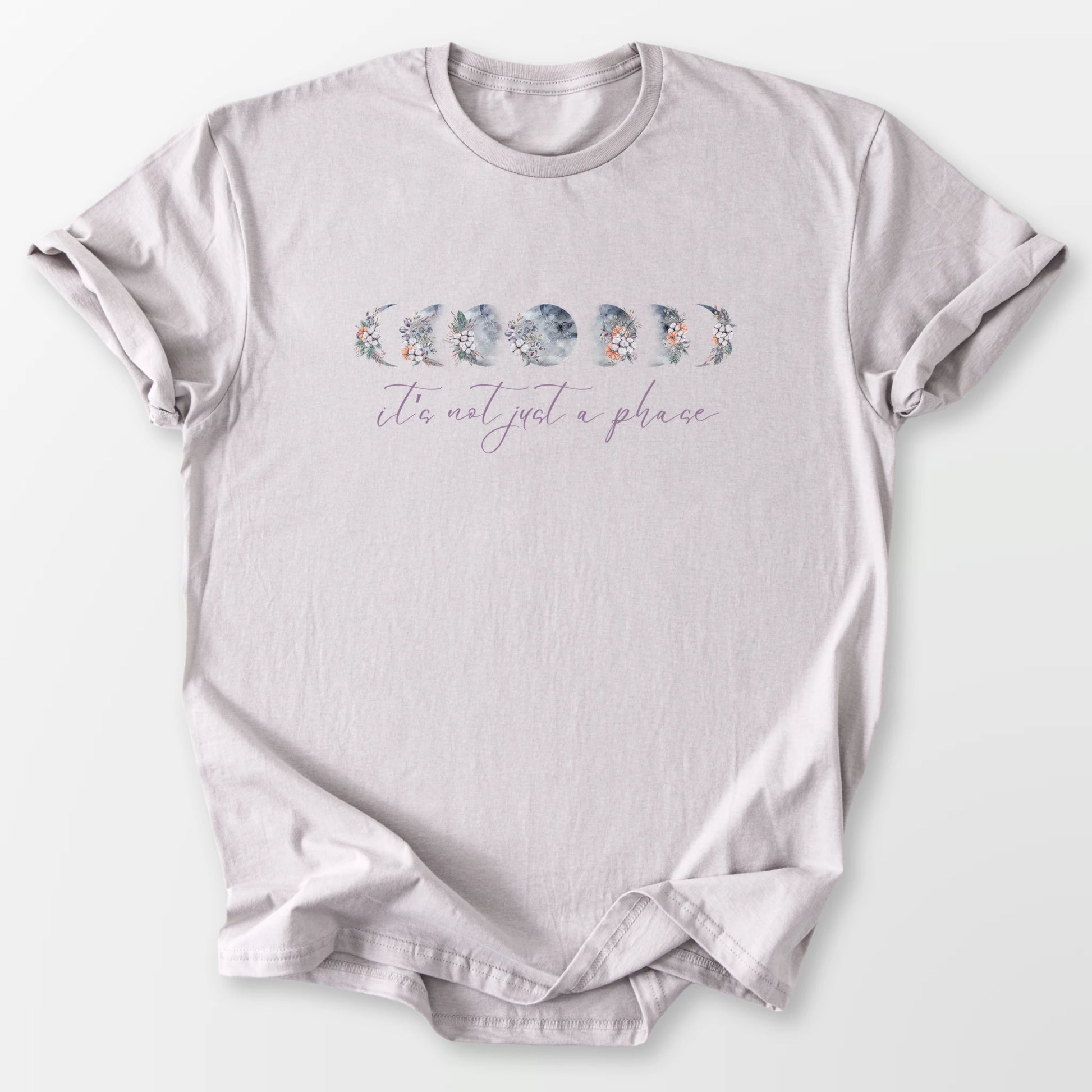Not Just a Phase Tee Ice Grey T-Shirt