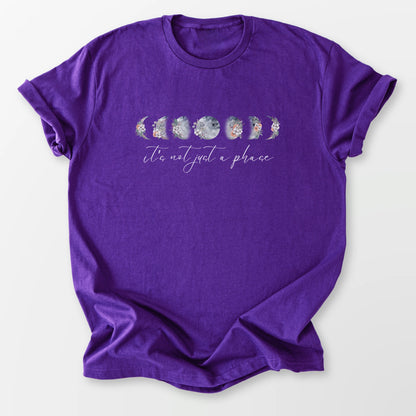Not Just a Phase Tee Purple T-Shirt