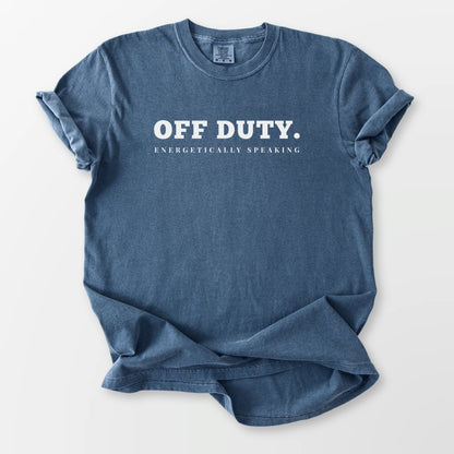 Off Duty Energetically Comfort Tee Denim T-Shirt