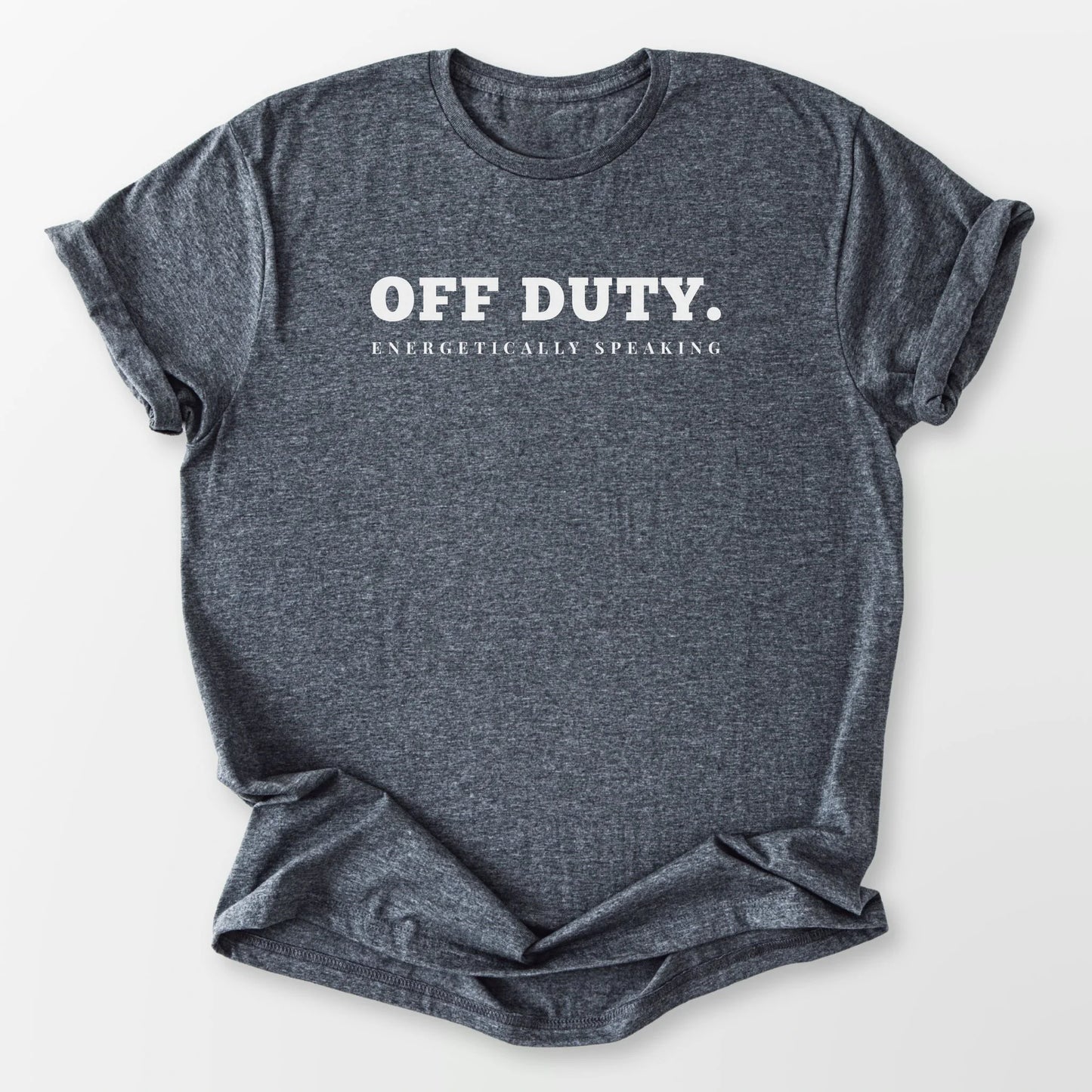 Off Duty Energetically Tee Dark Heather Grey T-Shirt