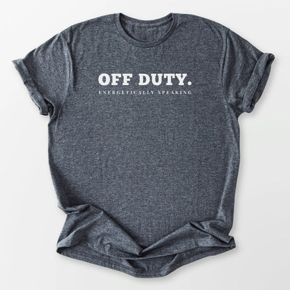 Off Duty Energetically Tee Dark Heather Grey T-Shirt