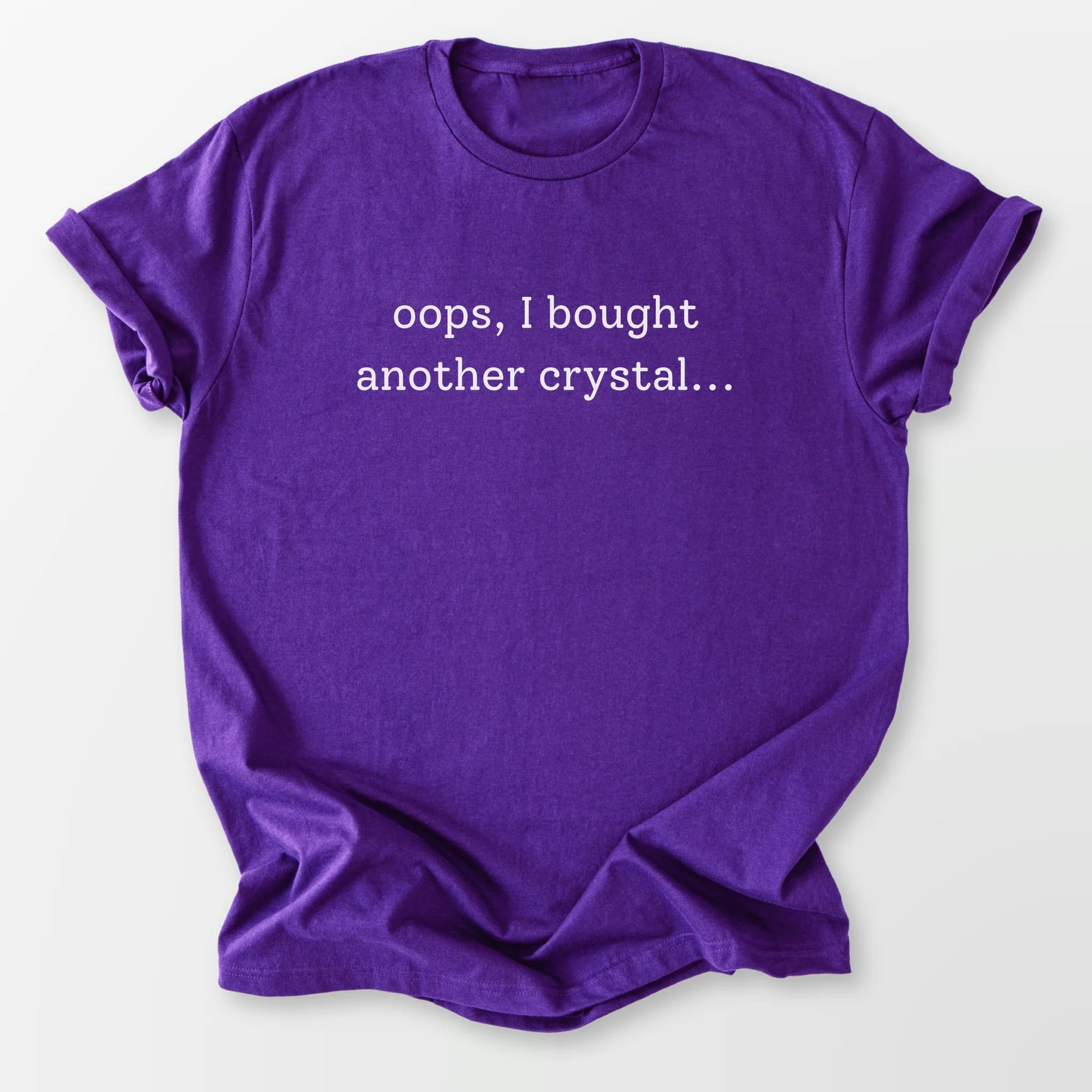Oops Another Crystal Tee Purple T-Shirt