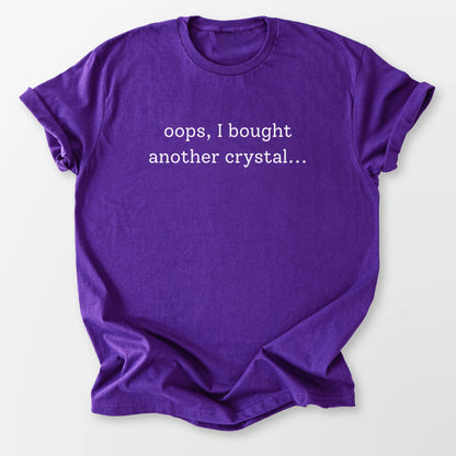 Oops Another Crystal Tee Purple T-Shirt