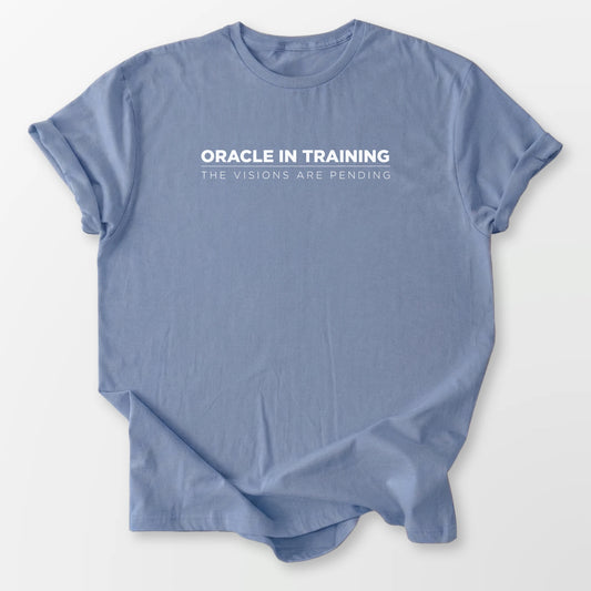 Oracle In Training Tee Stone Blue T-Shirt