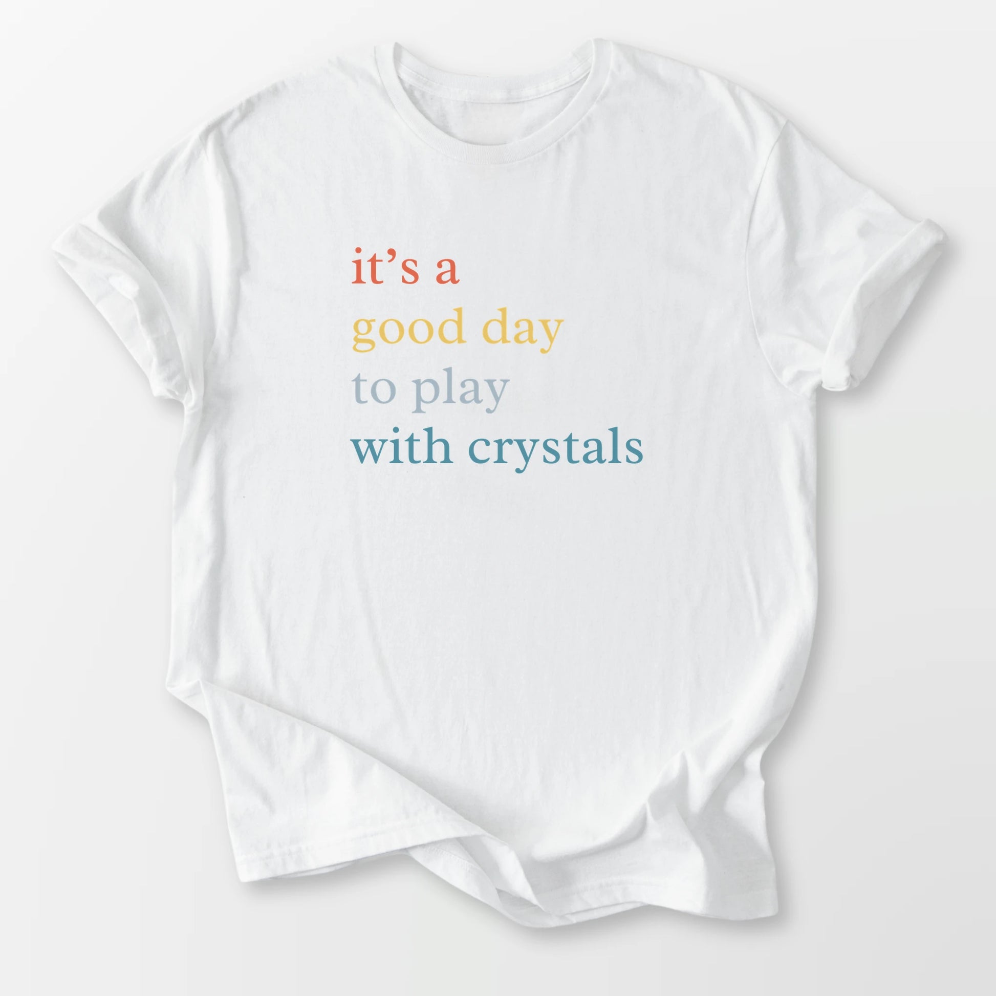 Play With Crystals Tee White T-Shirt