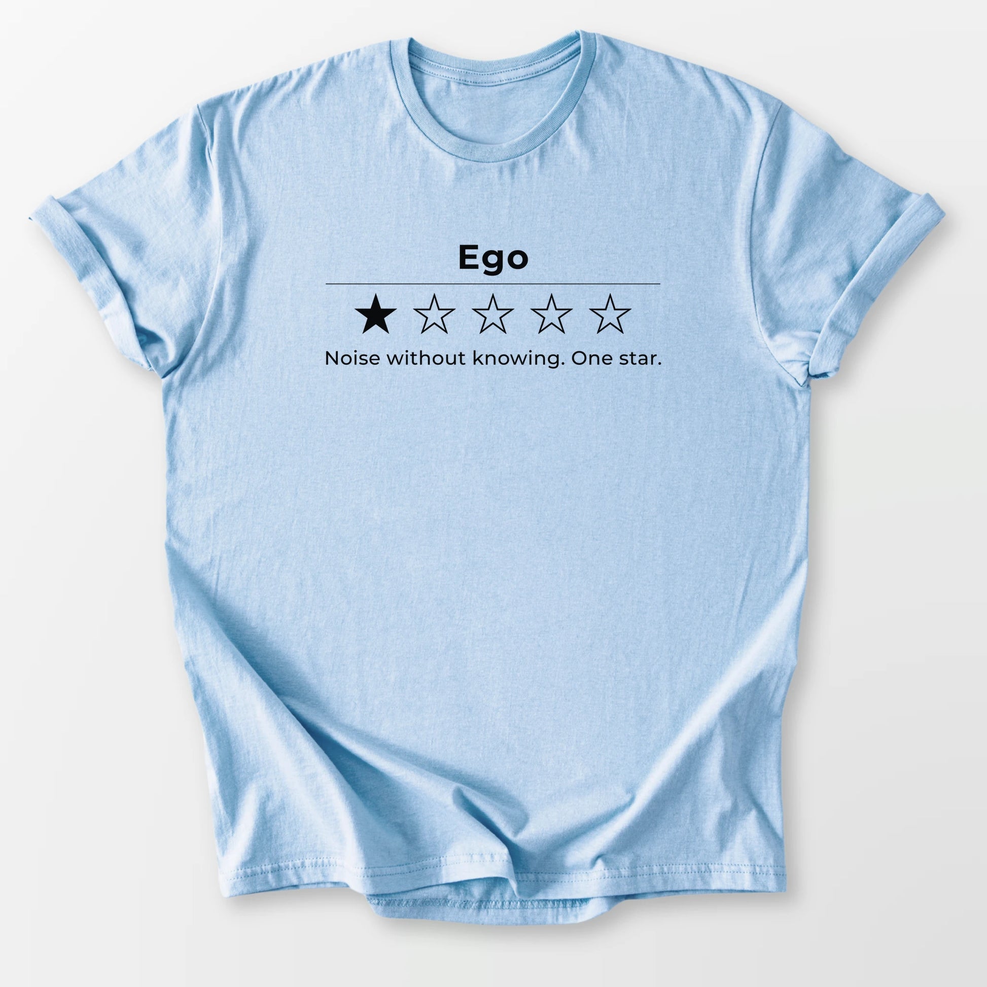 Poetic Ego Review Tee Light Blue T-Shirt