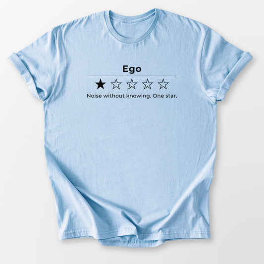 Poetic Ego Review Tee Light Blue T-Shirt