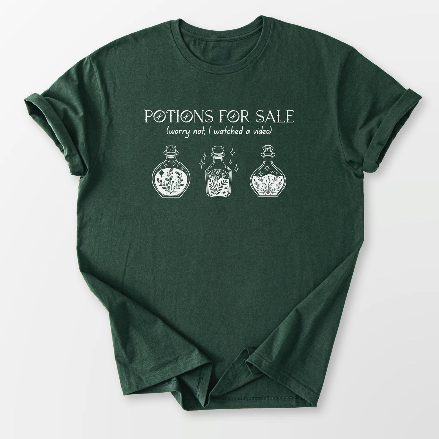 Potions for Sale Tee Forest Green T-Shirt