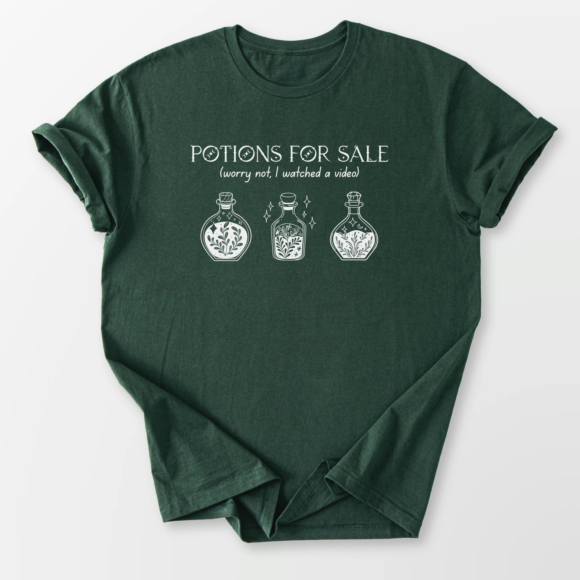 Potions for Sale Tee Forest Green T-Shirt