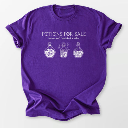 Potions for Sale Tee Purple T-Shirt