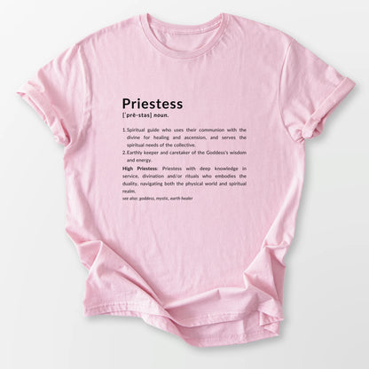 Priestess Definition Tee Light Pink T-Shirt