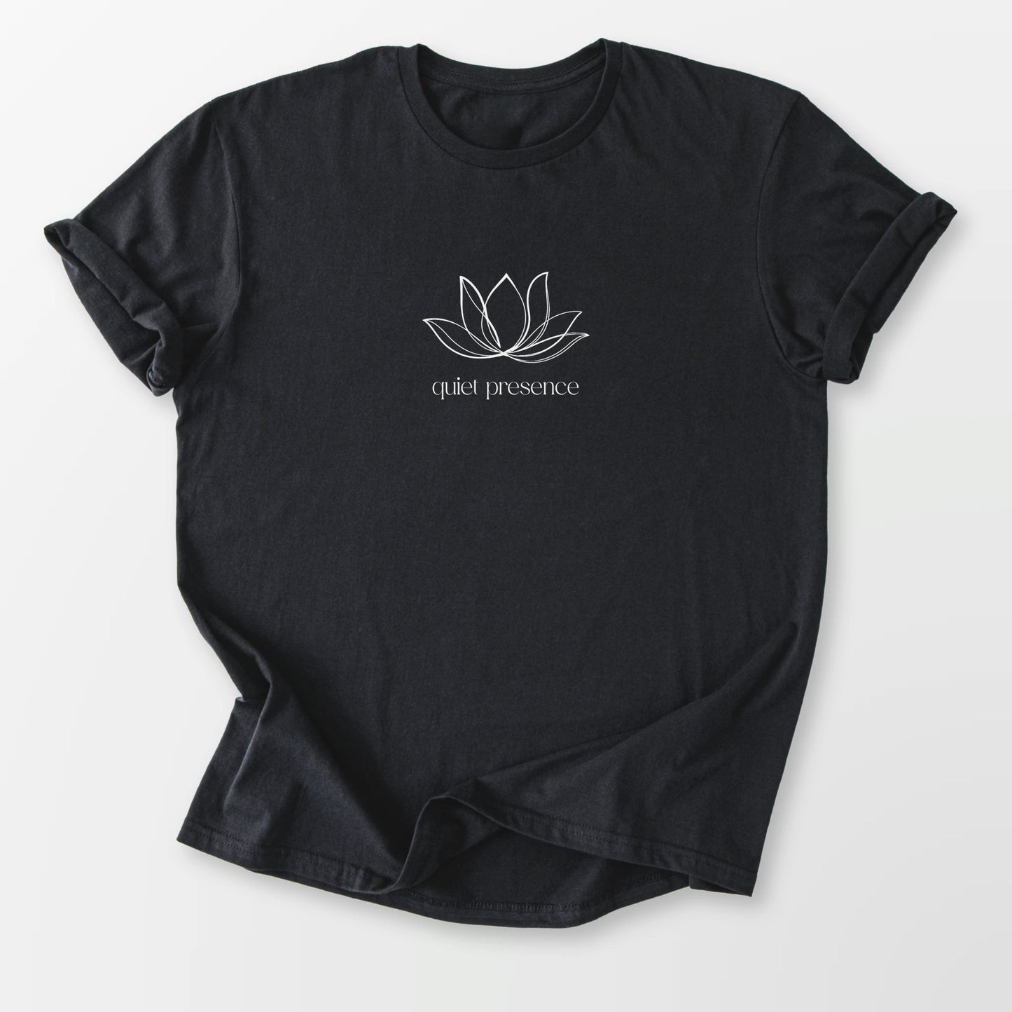 Quiet Presence Tee Black T-Shirt
