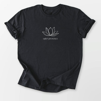 Quiet Presence Tee Black T-Shirt