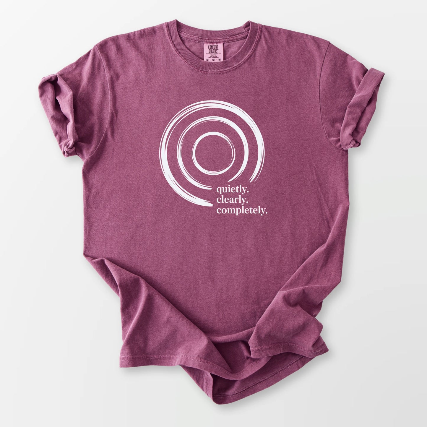 Quietly Clearly Comfort Tee Berry T-Shirt