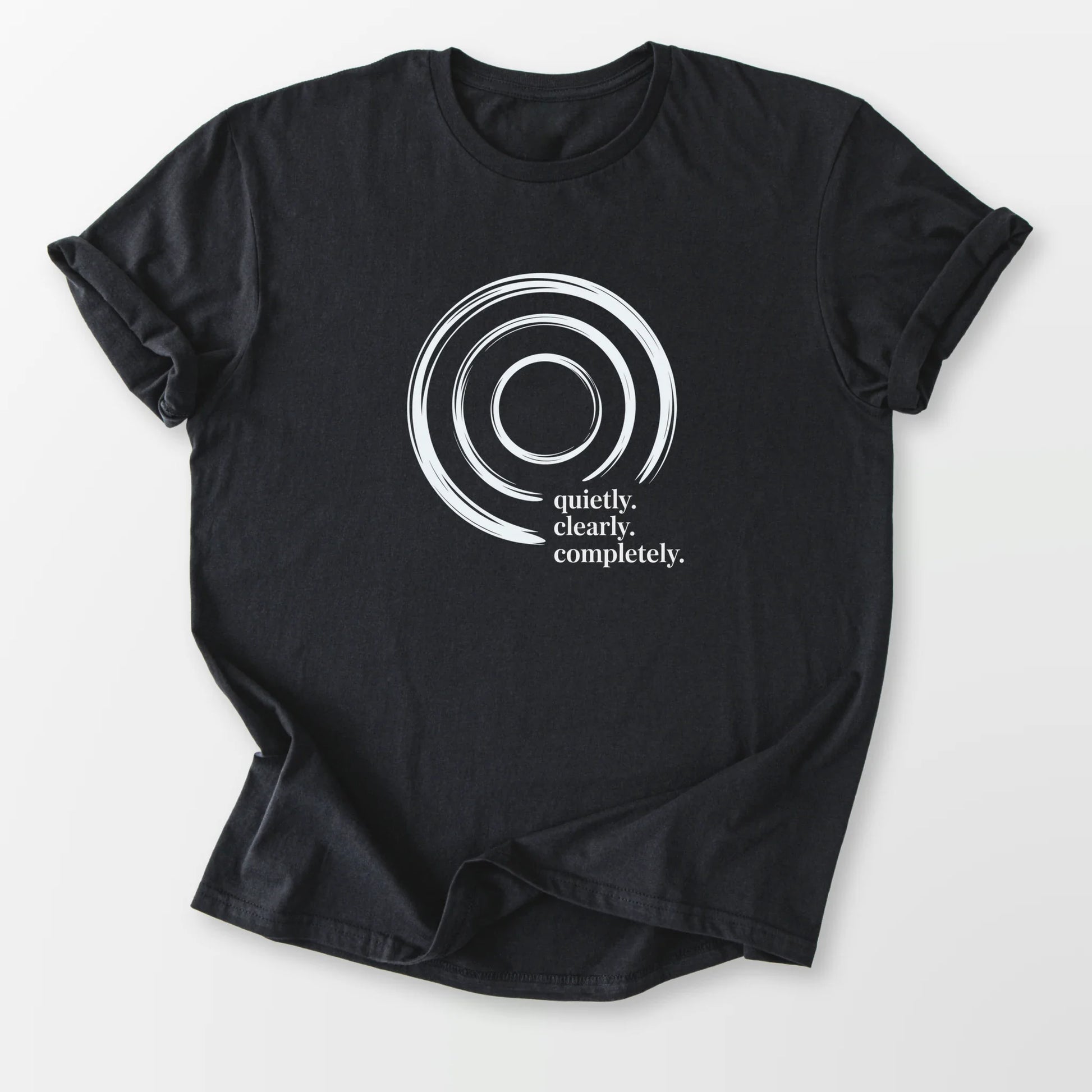Quietly Clearly Tee Black T-Shirt