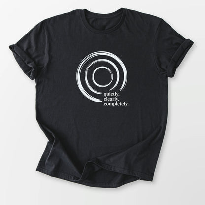 Quietly Clearly Tee Black T-Shirt