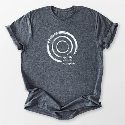 Quietly Clearly Tee Dark Heather Grey T-Shirt