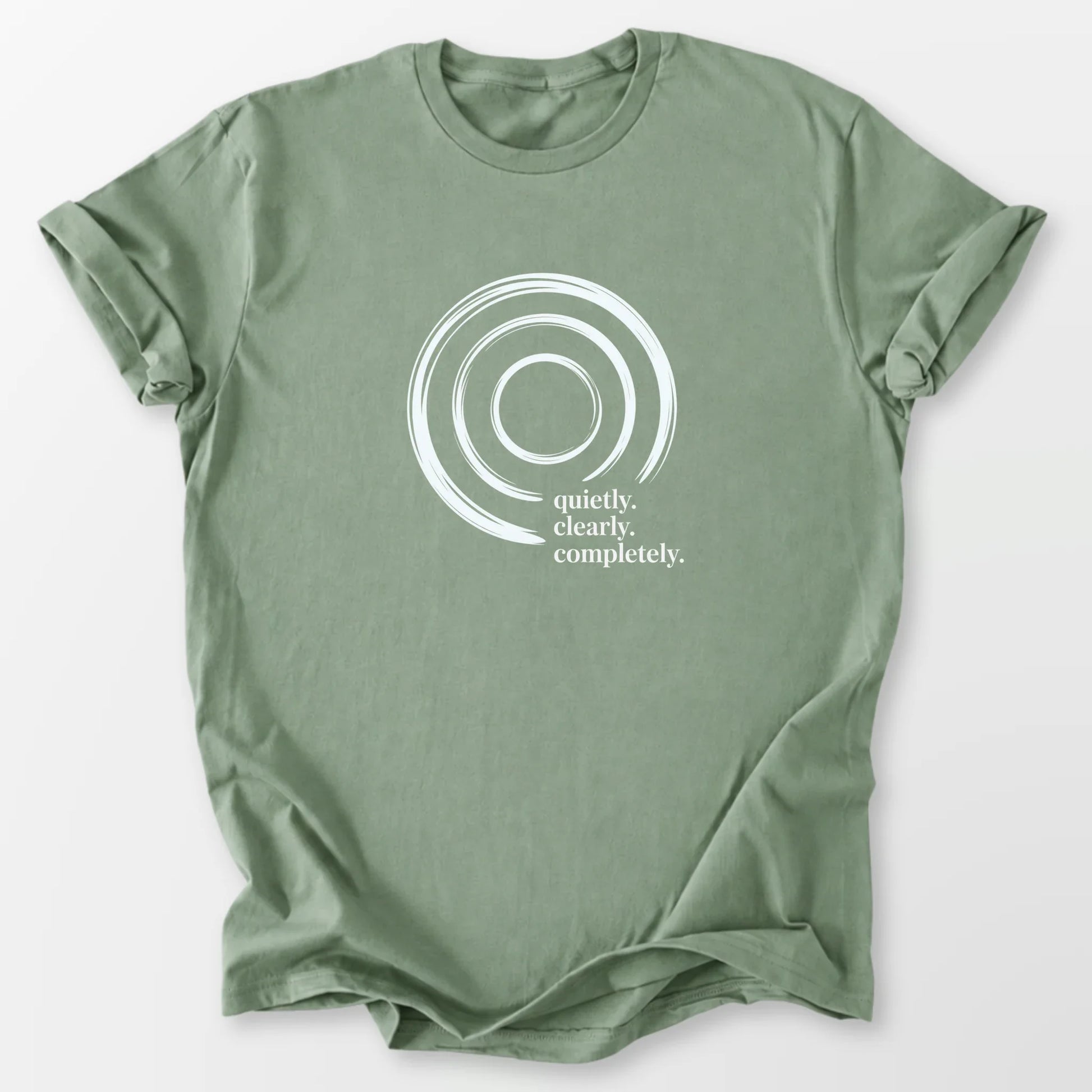 Quietly Clearly Tee Sage T-Shirt