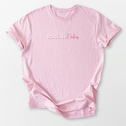 Radiate Kindness Tee Light Pink T-Shirt