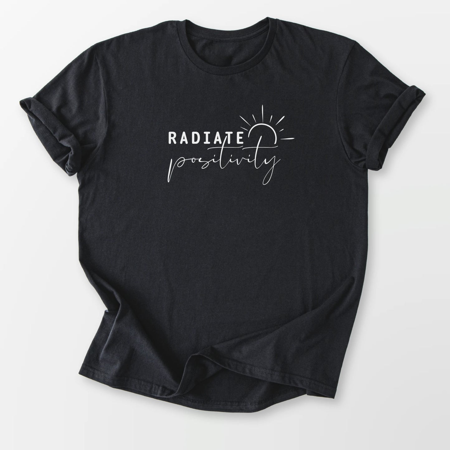 Radiate Positivity Tee Black T-Shirt