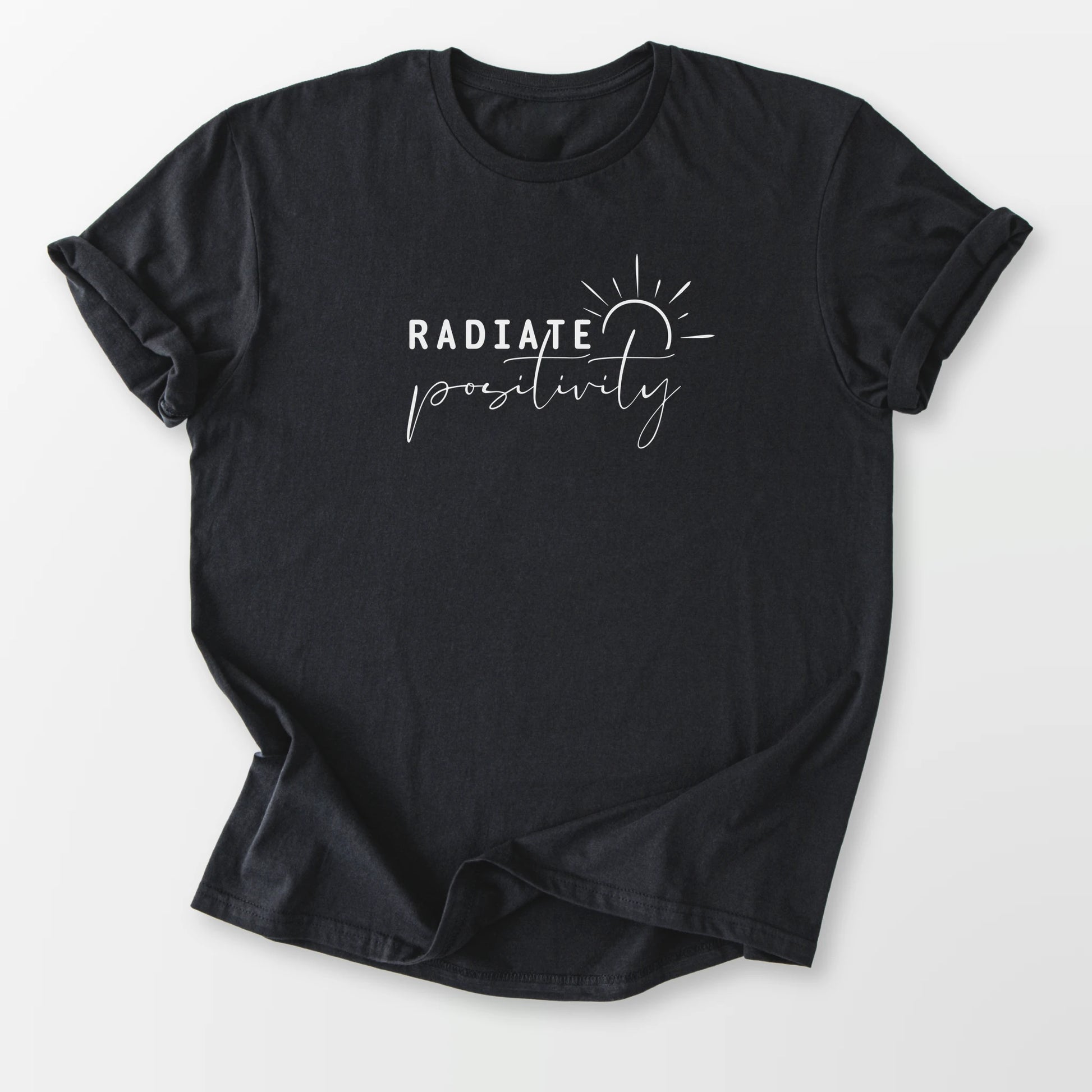 Radiate Positivity Tee Black T-Shirt