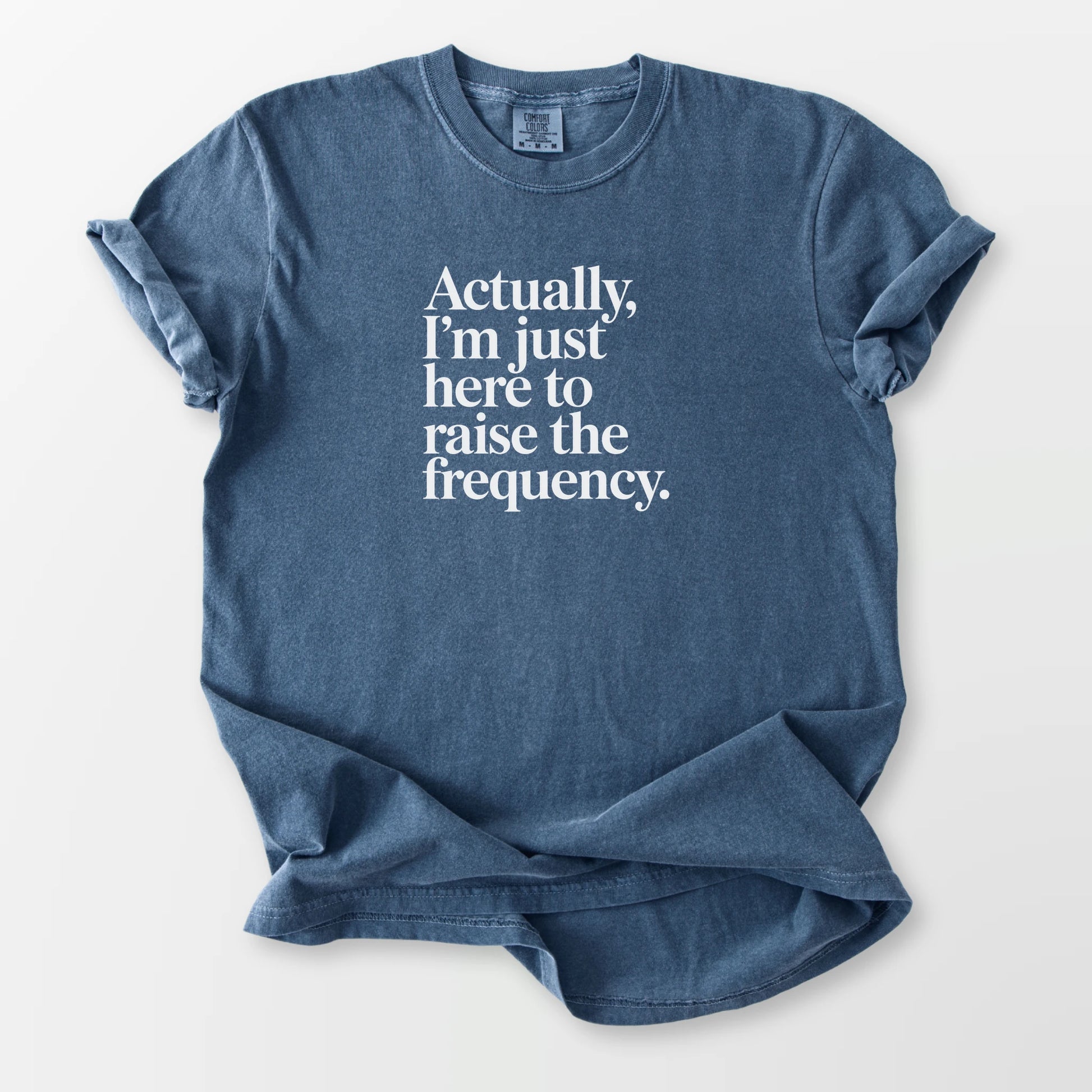 Raise the Frequency Comfort Tee Denim T-Shirt