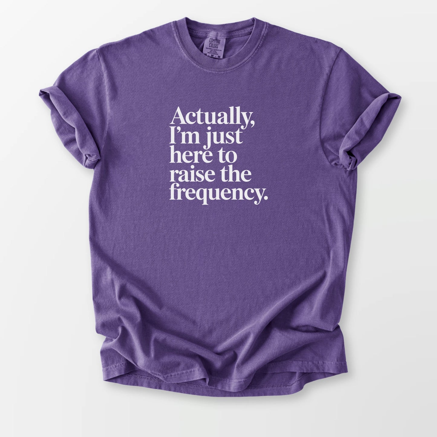 Raise the Frequency Comfort Tee Grape T-Shirt