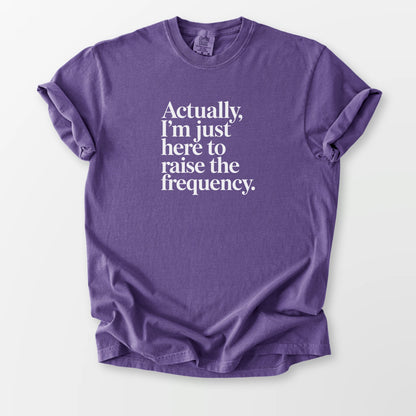 Raise the Frequency Comfort Tee Grape T-Shirt