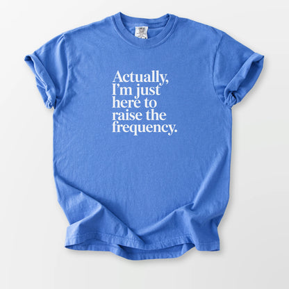 Raise the Frequency Comfort Tee Mystic Blue T-Shirt