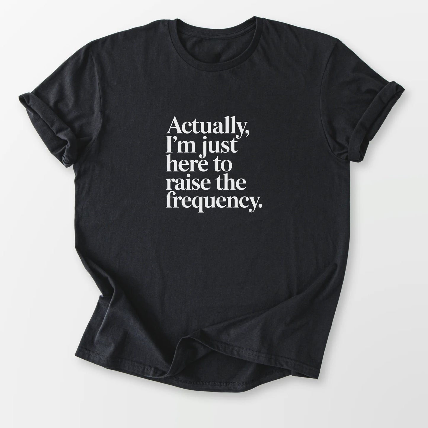 Raise the Frequency Tee Black T-Shirt
