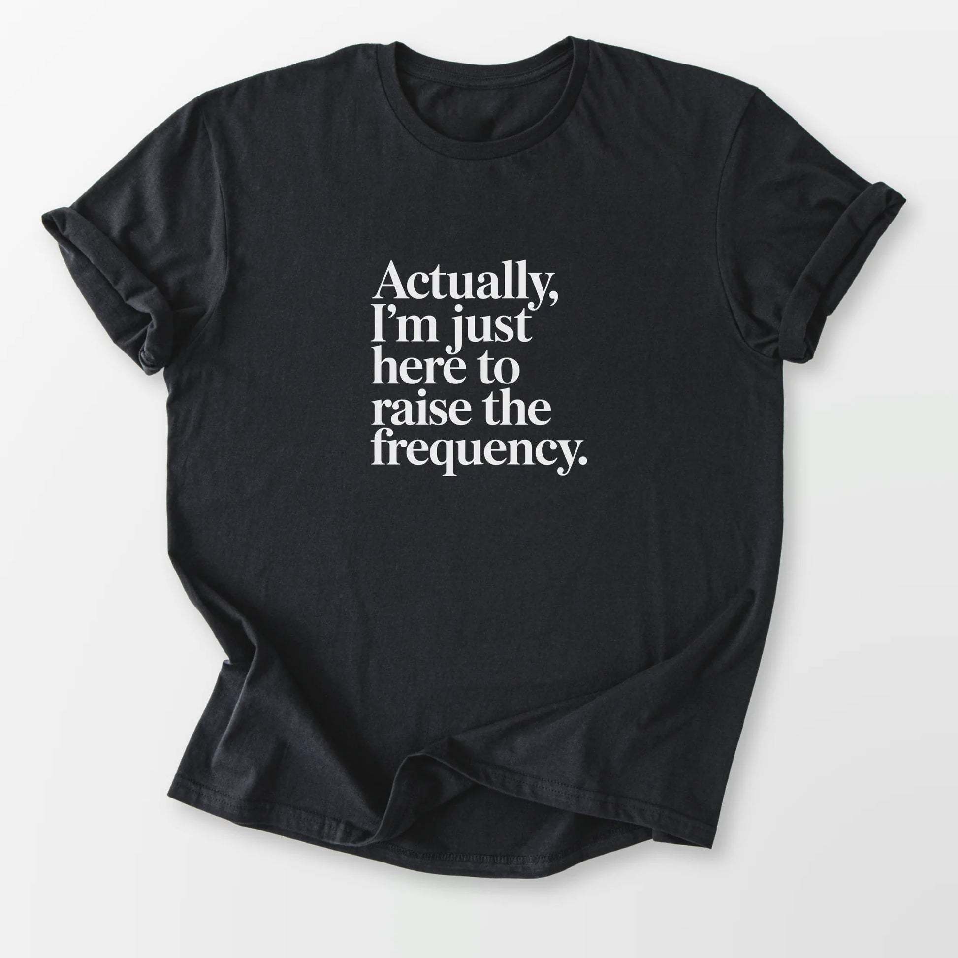 Raise the Frequency Tee Black T-Shirt