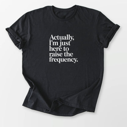 Raise the Frequency Tee Black T-Shirt