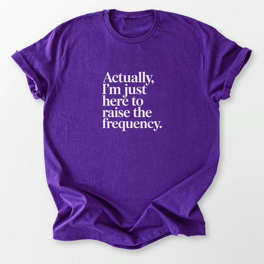 Raise the Frequency Tee Purple T-Shirt