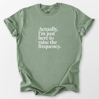 Raise the Frequency Tee Sage T-Shirt