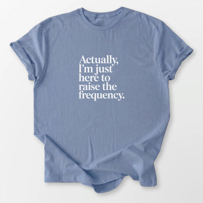 Raise the Frequency Tee Stone Blue T-Shirt