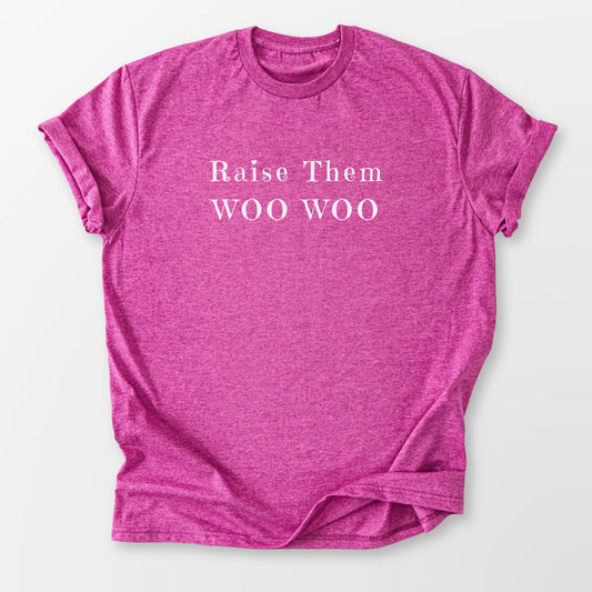 Raise Them Woo Woo Tee Heather Berry T-Shirt