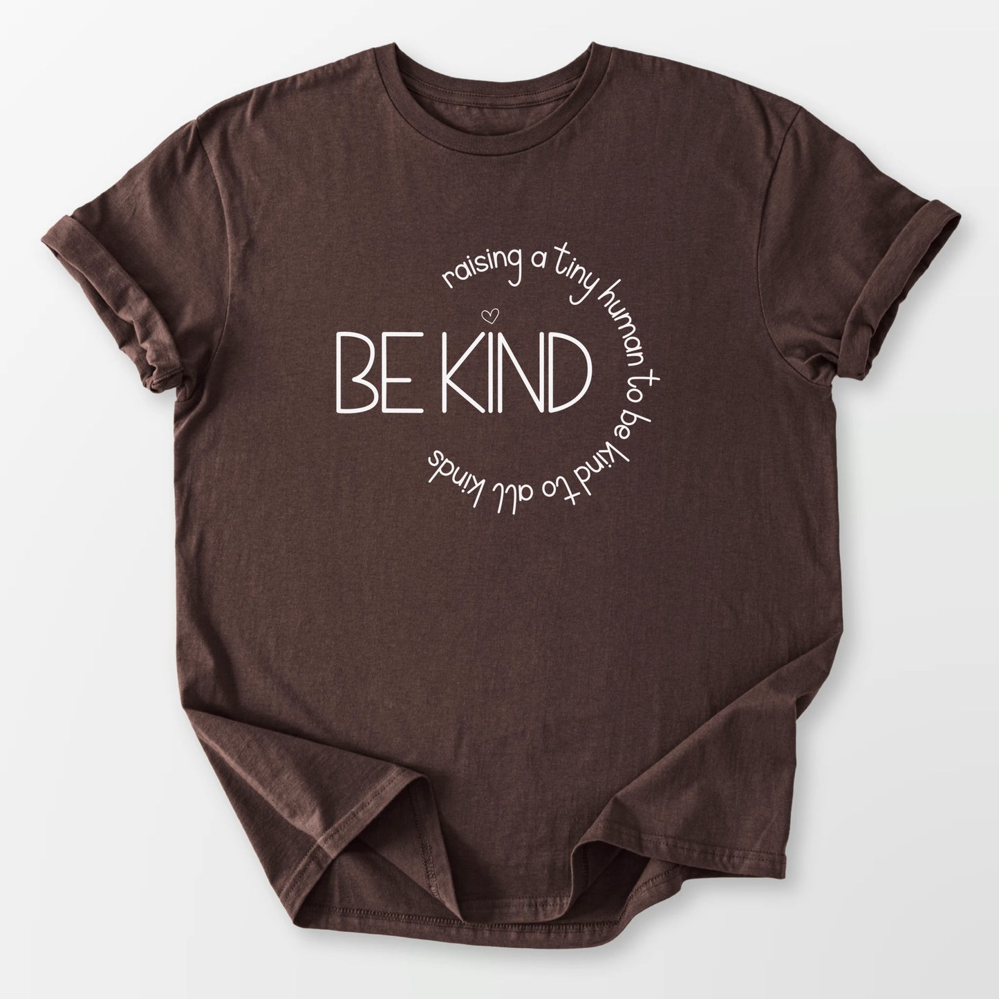 Raising A Tiny Human Tee Dark Chocolate T-Shirt