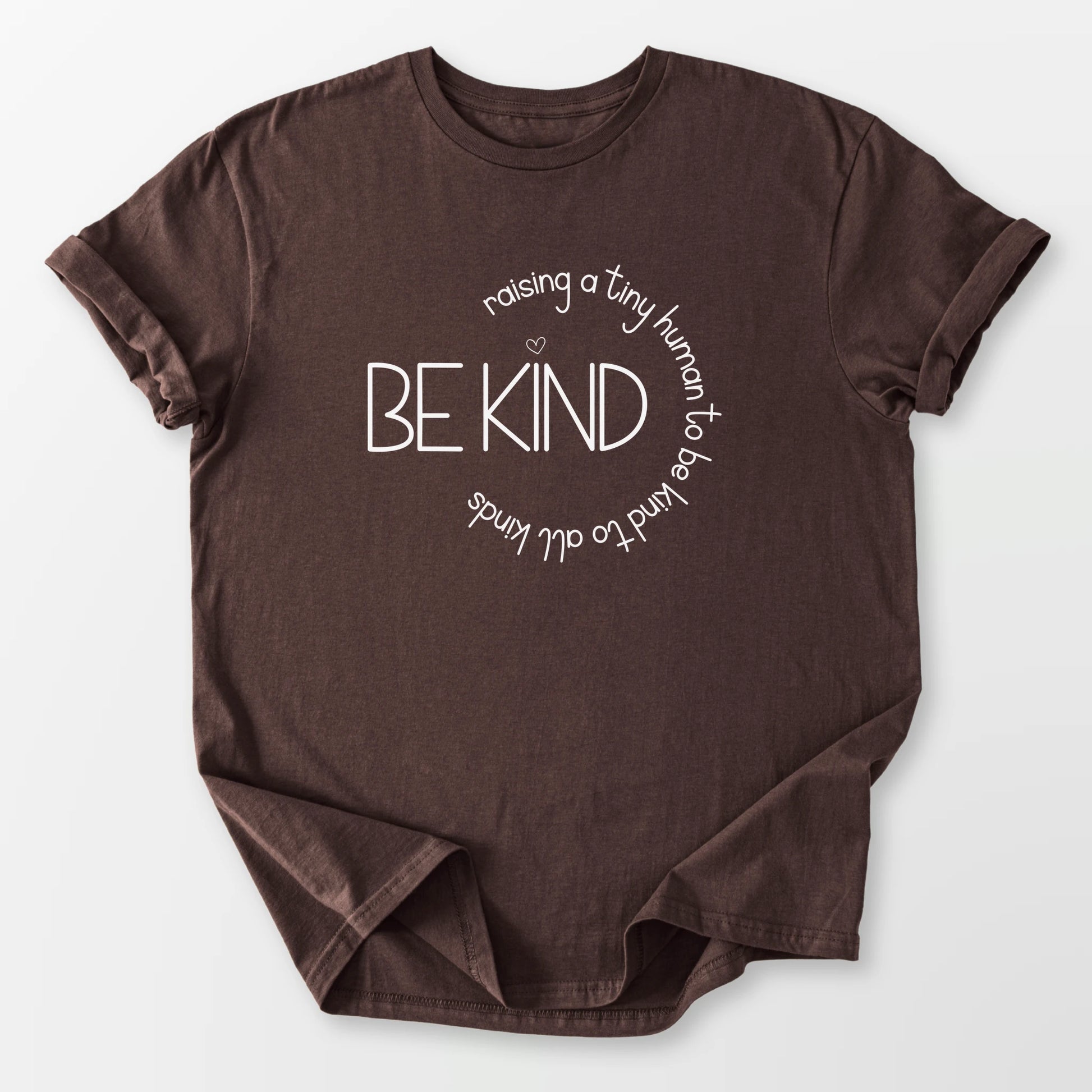 Raising A Tiny Human Tee Dark Chocolate T-Shirt