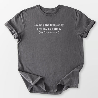 Raising the Frequency Tee Charcoal T-Shirt