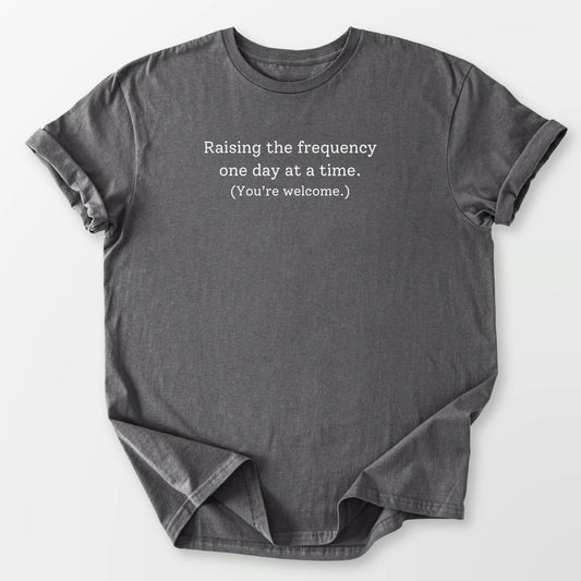Raising the Frequency Tee Charcoal T-Shirt