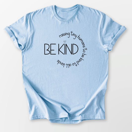 Raising Tiny Humans Tee Light Blue T-Shirt