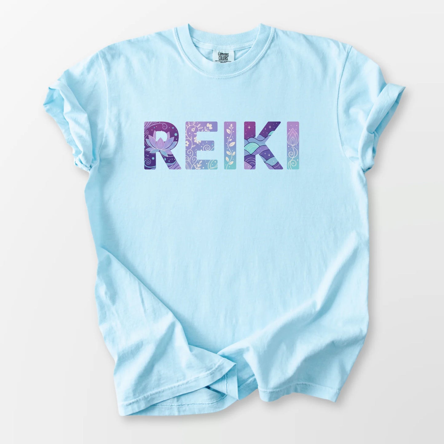 Reiki Comfort Tee Chambray T-Shirt