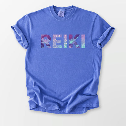 Reiki Comfort Tee Periwinkle T-Shirt