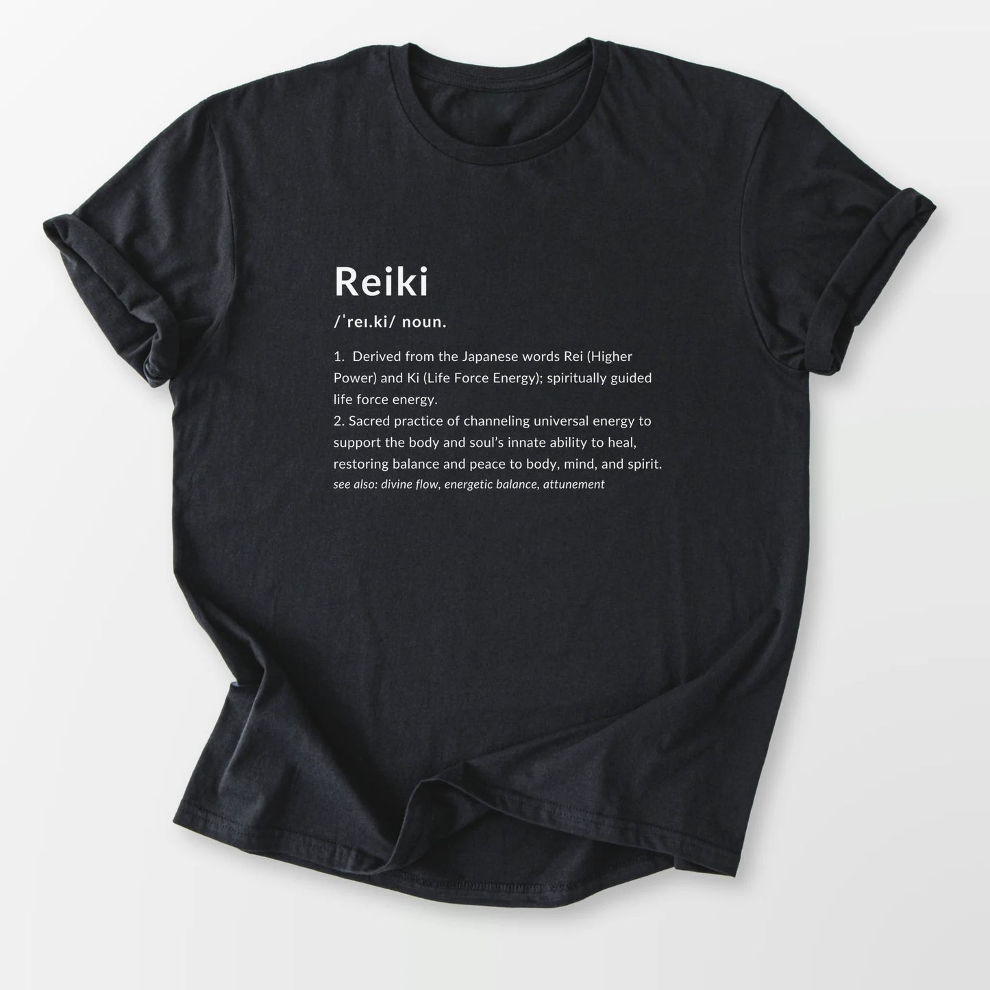 Reiki Definition Tee Black T-Shirt