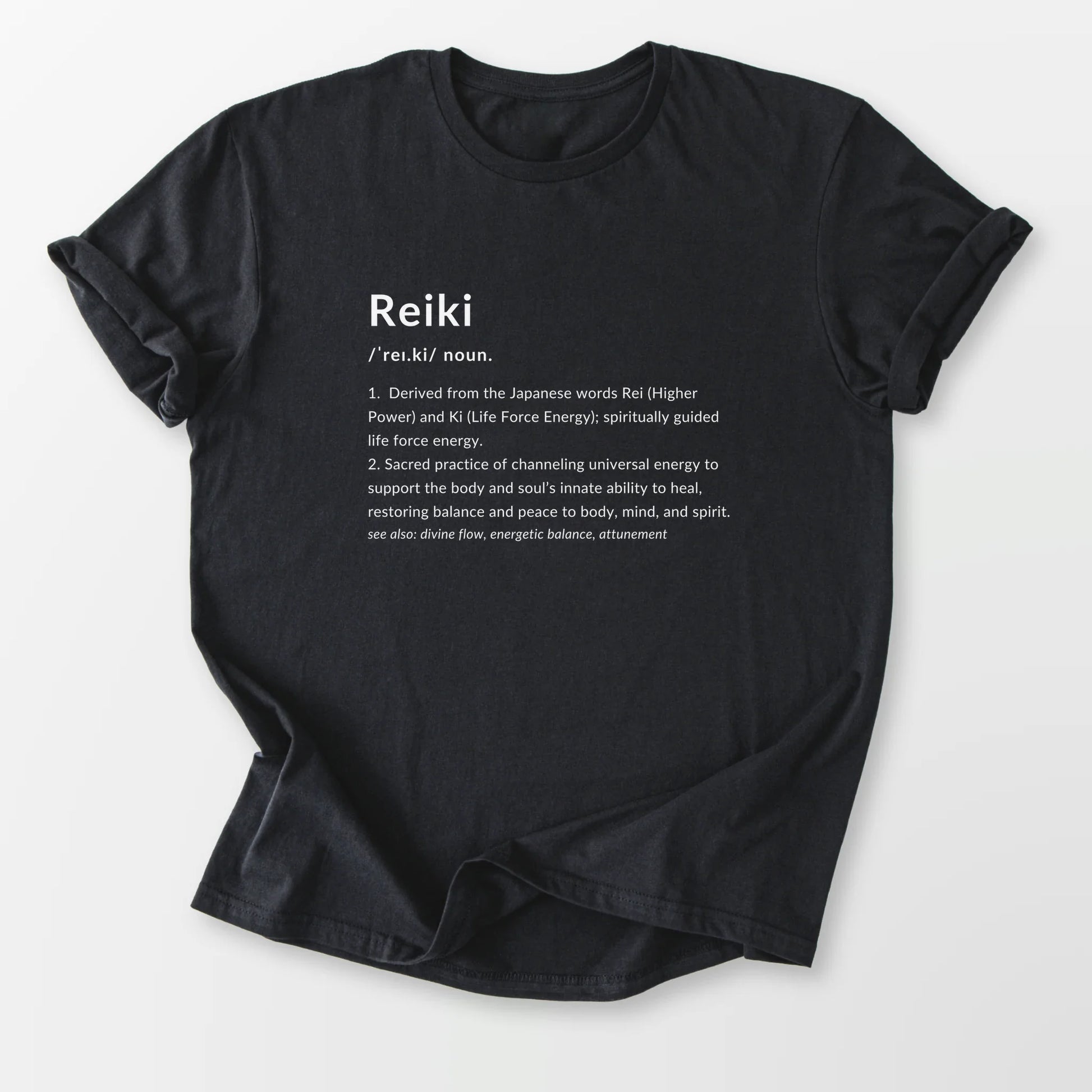 Reiki Definition Tee Black T-Shirt