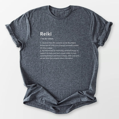 Reiki Definition Tee Dark Heather Grey T-Shirt