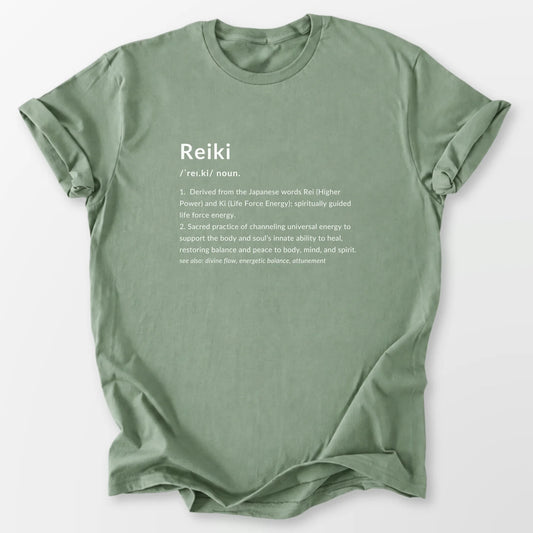 Reiki Definition Tee Sage T-Shirt