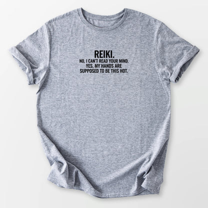 Reiki Hands Are Hot Tee Sport Grey T-Shirt