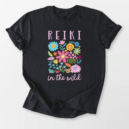 Reiki in the Wild Tee Black T-Shirt